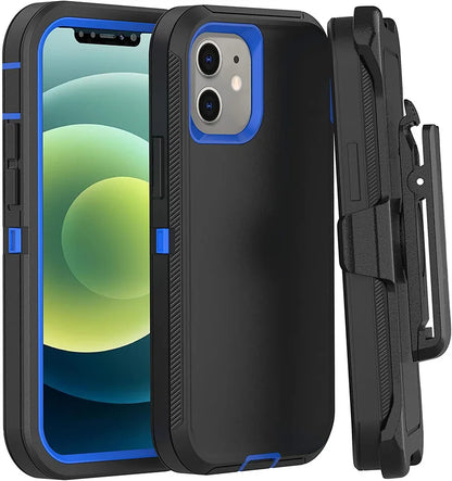 Defender Shockproof Case – Rugged Protection for iPhone 7 to 16 Series