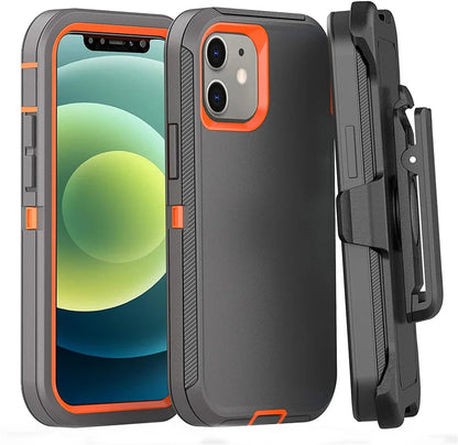 Defender Shockproof Case – Rugged Protection for iPhone 7 to 16 Series