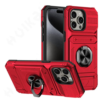 Military-Grade iPhone Case | MagSafe Ring Stand, Wallet & Drop Protection For Iphone 11 to 16 Pro max