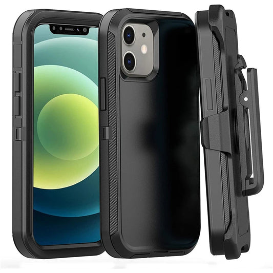 Defender Shockproof Case – Rugged Protection for iPhone 7 to 16 Series