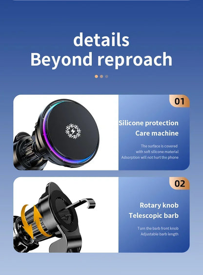 IceCool Magnetic Car Charger for iPhone 12–16