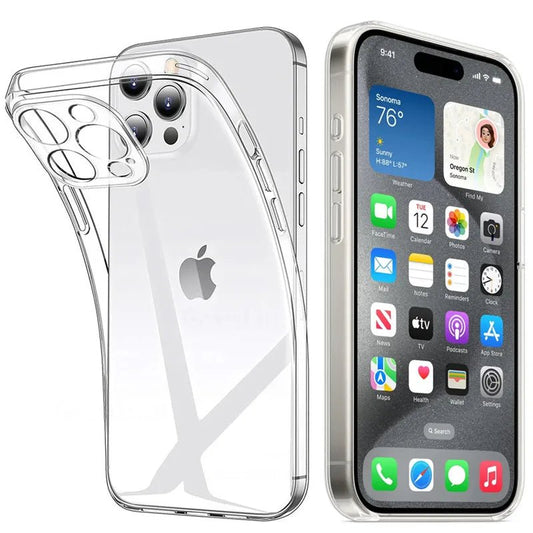 Flexible Silicone iPhone Cover – Transparent & Lightweight - PhoneDripz