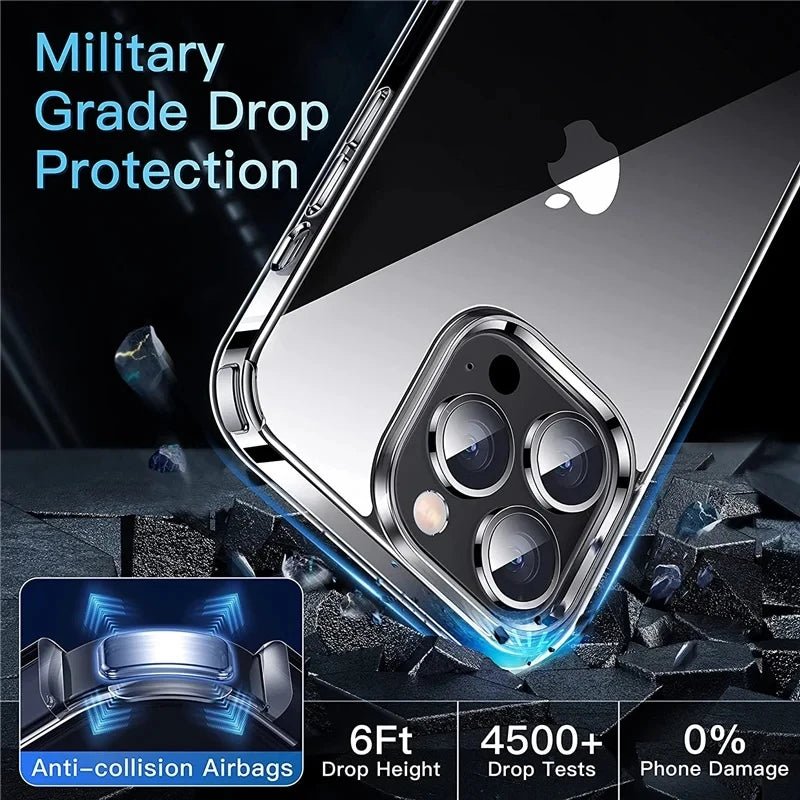 Flexible Silicone iPhone Cover – Transparent & Lightweight - PhoneDripz