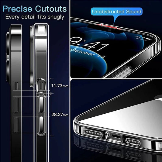Flexible Silicone iPhone Cover – Transparent & Lightweight - PhoneDripz