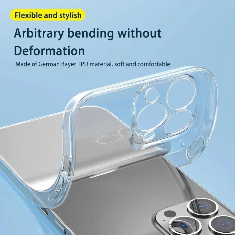 Flexible Silicone iPhone Cover – Transparent & Lightweight - PhoneDripz