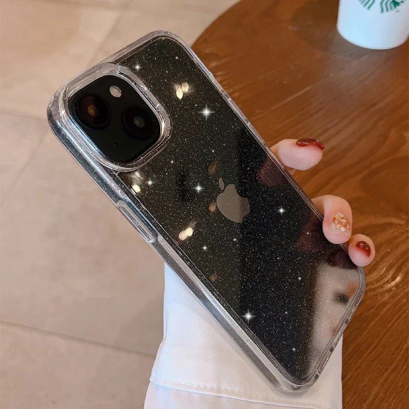 Luxury Glitter Clear Case – Bling Bumper Cover for iPhone 7 to 16 Pro - PhoneDripz