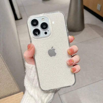 Luxury Glitter Clear Case – Bling Bumper Cover for iPhone 7 to 16 Pro - PhoneDripz