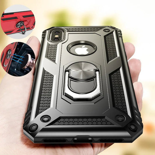 Shock - Resistant Case with 360° Ring Grip – iPhone Series - PhoneDripz