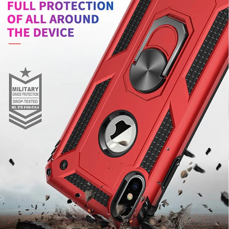 Shock - Resistant Case with 360° Ring Grip – iPhone Series - PhoneDripz