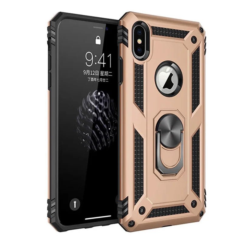 Shock - Resistant Case with 360° Ring Grip – iPhone Series - PhoneDripz