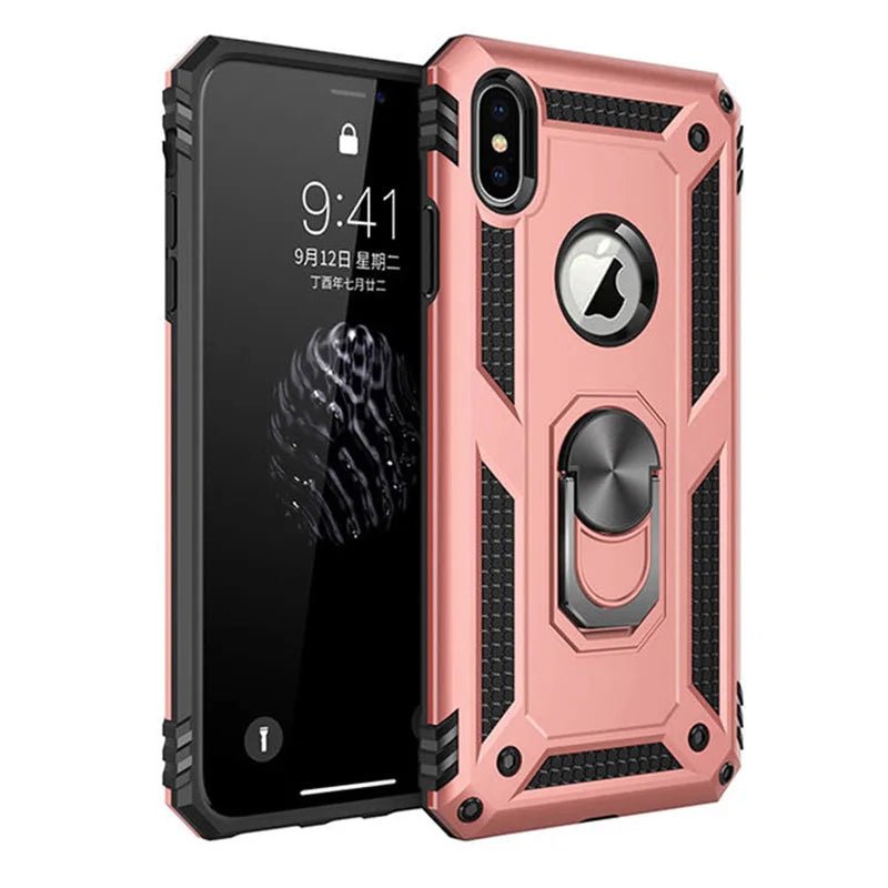 Shock - Resistant Case with 360° Ring Grip – iPhone Series - PhoneDripz