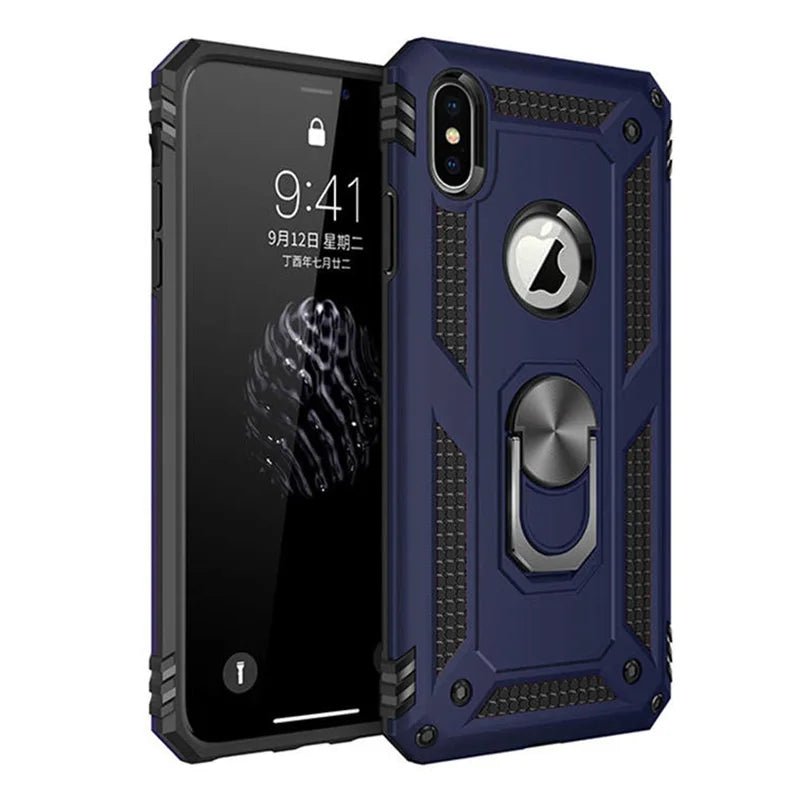 Shock - Resistant Case with 360° Ring Grip – iPhone Series - PhoneDripz