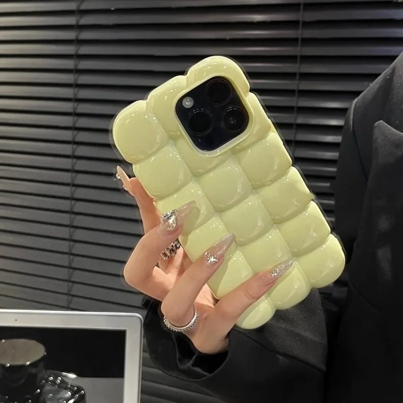 Soft Candy Color iPhone Case – 3D Cartoon Design - PhoneDripz