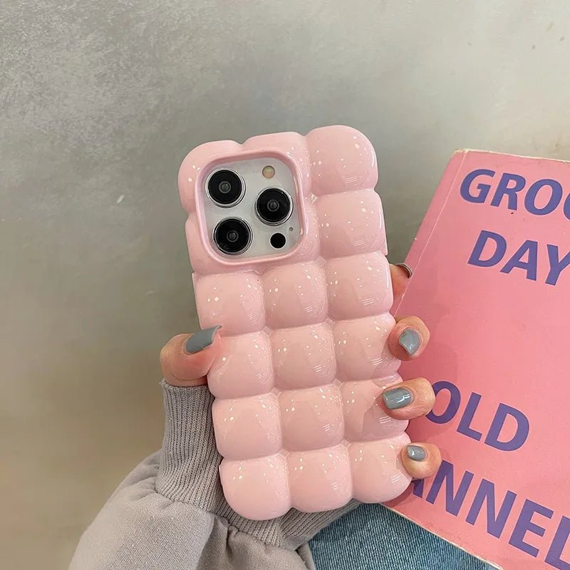 Soft Candy Color iPhone Case – 3D Cartoon Design - PhoneDripz