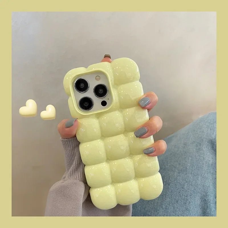 Soft Candy Color iPhone Case – 3D Cartoon Design - PhoneDripz