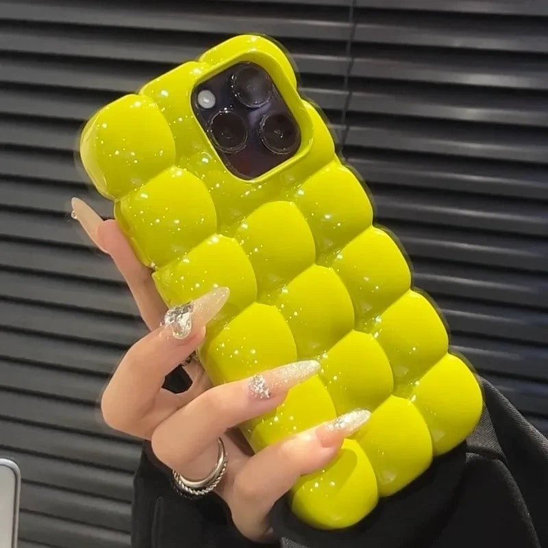 Soft Candy Color iPhone Case – 3D Cartoon Design - PhoneDripz